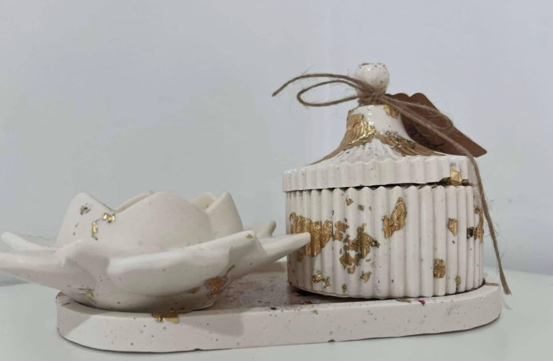 Atelier poterie sur le thème de Noël