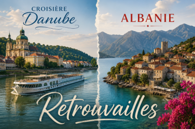 Retrouvailles de la croisière sur le Danube et du voyage en Albanie